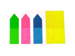 Marcador Adesivo Transparente 25 Folhas - Adelbras