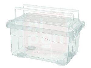 Caixa Organizadora Baby 4,3L C/Alça Transparente