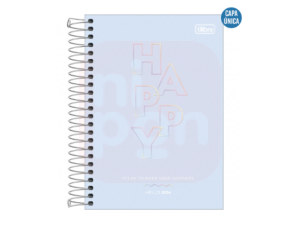 Planner Espiral 17,7 x 24 cm Happy 90 G 2024 - Azul