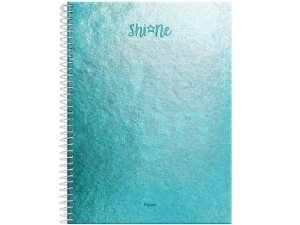 Caderno 10 Matérias Shine - Tilibra